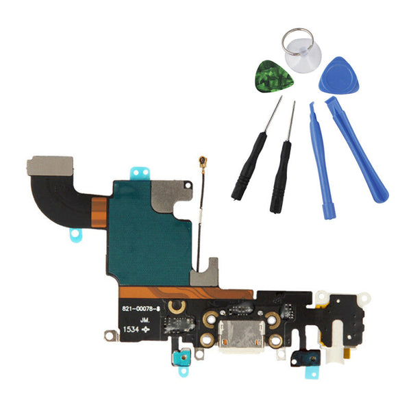 Bluelans Phone Charge Port Flex Cable with Repairing Tools - Black