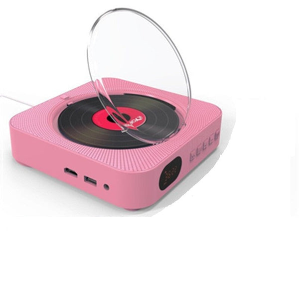 Bluetooth Premium Portable Disk Machine Desktop Audio - Pink