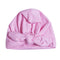 Bowknot Cotton Beanie Cap - Pink