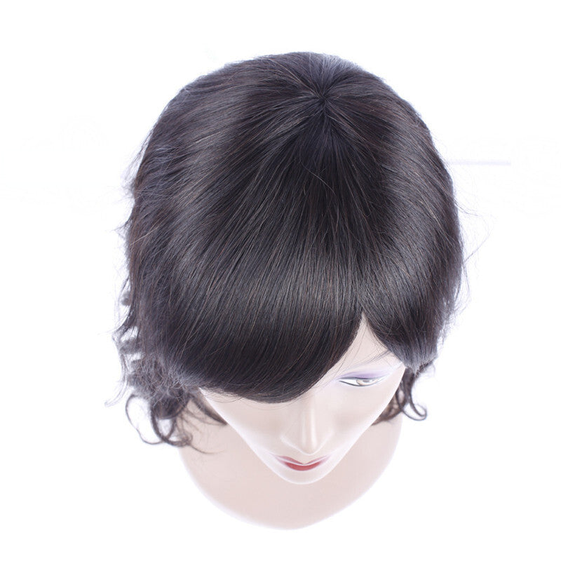 Brazilian Lace Human Hair Front Wigs - Black