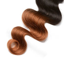 Brazilian Ombre Human Hair Weave - Brown Black