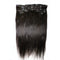 Brazilian Virgin Clip In Hair Extensions - Black