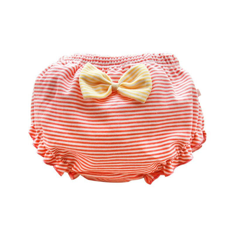 Breathable Stripes Panties - Pink