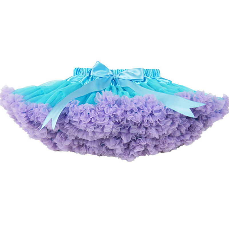 Buenos Ninos Girls' Pettiskirt - Blue & Lavender