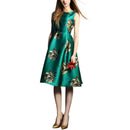 Buenos Ninos Vintage Floral Dress - Green