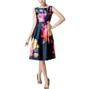 Buenos Ninos Vintage Floral Dress - Purplish Blue