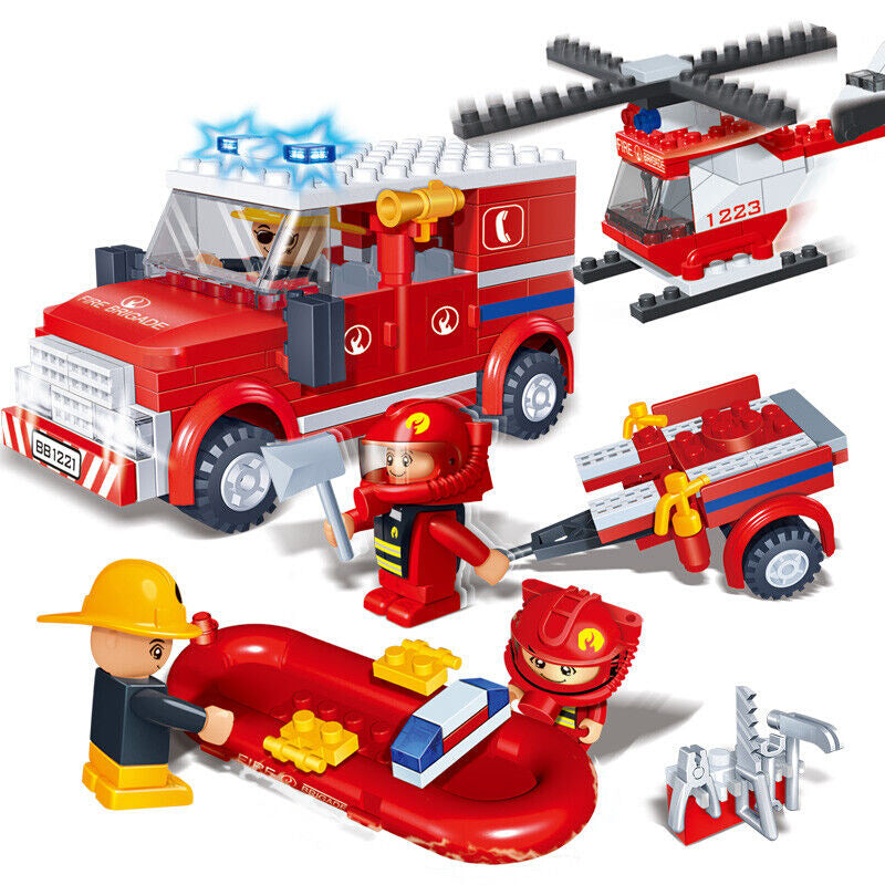 Building Blocks Firefighting Series - Red