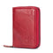 Bullcaptain Leather ID & Card Holder - Red