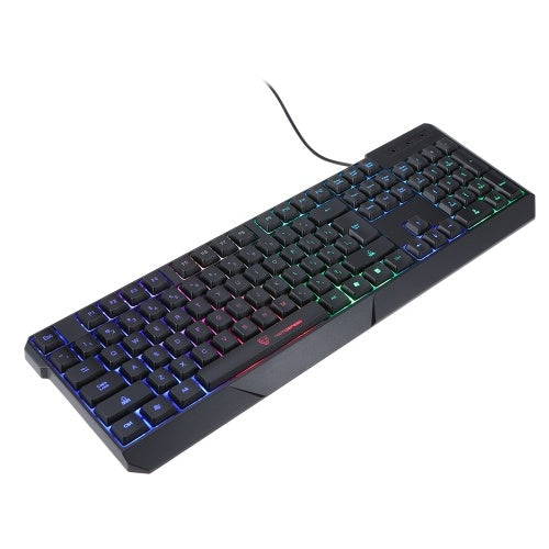 Motospeed V30 Wired Optical USB Gaming Mouse  + K70 104 Gaming LED Colorful Backlit Esport Gaming Keyboard