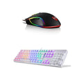 Motospeed CK96 104 Key USB Wired Backlight Mechanical Keyboard +  V30 Wired Optical USB Gaming Mouse