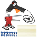 Car Paintless Dent Repair Tools Dent Puller +15 Pcs Glue Tabs +110-240V 40W Hot Melt Glue Gun w/ 5pcs Glue Sticks US Plug