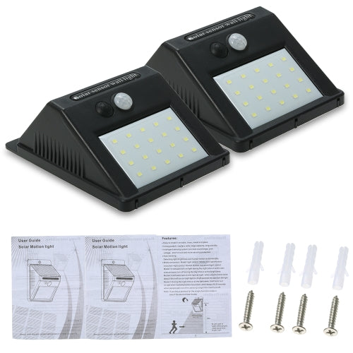 20 LED Solar Sensor Waterproof  Wall Lights