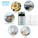 1*720P WiFi Visual Intercom Door Phone+2*Wireless Doorbell Chime