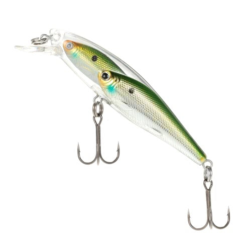 5pcs Group Fish Lures Minnow Lure Floating SwimBait Hard Plastic 3d Fish Eye