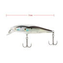 5pcs Group Fish Lures Minnow Lure Floating SwimBait Hard Plastic 3d Fish Eye