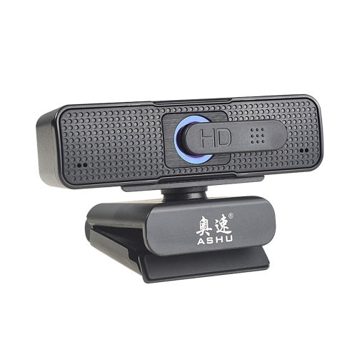 ASHU 1920x1080P High Definition Video Webcam with Double Noise Reduction Mic