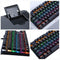 Illuminated Keyboard 87 Keys Gaming Keyboard USB Powered Operated Diverse Lighting Effect for Computer Laptop E-sports Compatible with WINDOWS XP/ WIN 7/ WIN 8/ WIN 10/ IOS System