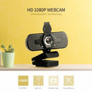 1080P Webcam High Definition USB Web Camera with Privacy Cover Noise Isolating Microphone for Laptop/Desktop Computer