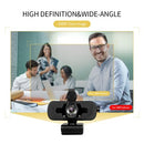 1080P Webcam High Definition USB Web Camera with Privacy Cover Noise Isolating Microphone for Laptop/Desktop Computer