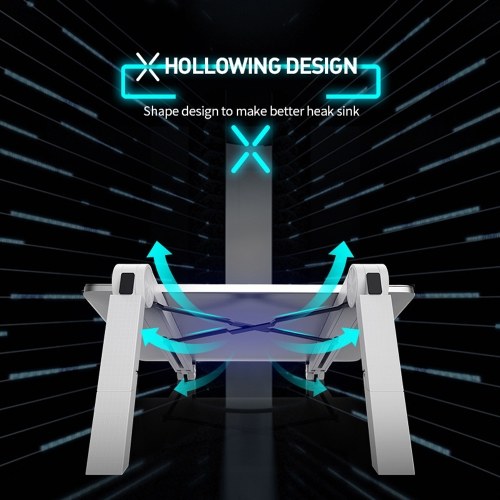 X-Shape Adjustable Foldable Lightweight Laptop Stand Desktop Notebook Holder Desk Laptop Stand