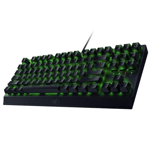 لوحة مفاتيح ميكانيكية Razer BlackWidow X بدون مفتاح لوحة مفاتيح سلكية للألعاب 87 مفتاحًا للرياضات الإلكترونية مفاتيح ميكانيكية خضراء