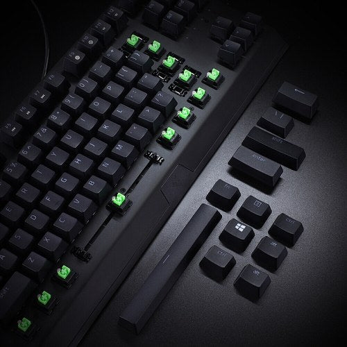 لوحة مفاتيح ميكانيكية Razer BlackWidow X بدون مفتاح لوحة مفاتيح سلكية للألعاب 87 مفتاحًا للرياضات الإلكترونية مفاتيح ميكانيكية خضراء