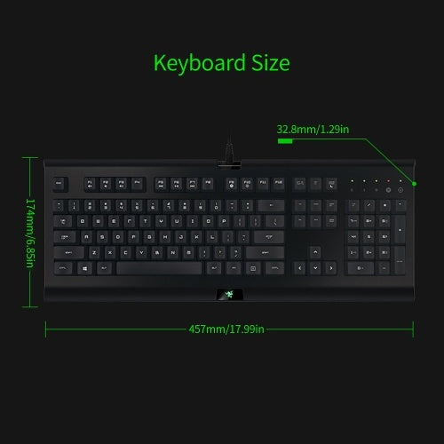 مجموعة لوحة المفاتيح والماوس Razer Cynosa Keyboard + Razer DeathAdder 2000 Mouse Combo 104 مفاتيح لوحة المفاتيح المريحة ولوحة المفاتيح والماوس