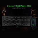 مجموعة لوحة المفاتيح والماوس Razer Cynosa Keyboard + Razer DeathAdder 2000 Mouse Combo 104 مفاتيح لوحة المفاتيح المريحة ولوحة المفاتيح والماوس