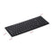 2.4G Wireless Keyboard Ultra-thin Wireless Keyboard Mute Keyboard 95 Keys Wireless Keyboard for PC Laptop Black German