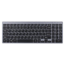 2.4G Wireless Keyboard Ultra-thin Wireless Keyboard Mute Keyboard 95 Keys Wireless Keyboard for PC Laptop Black German