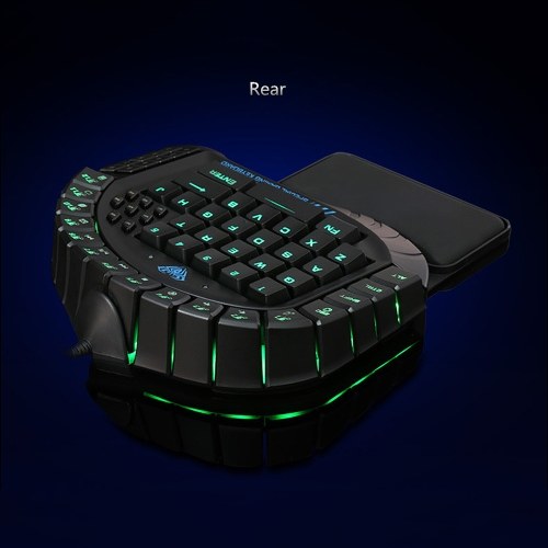 AULA Mechanical Keyboard Control 60 Keys Single Hand Gaming Keyboard