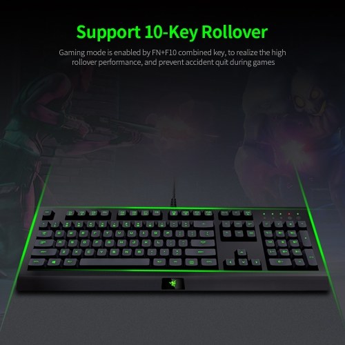 Keyboard Mouse Combo Razer Cynosa Lite Keyboard + Razer Abyssus Lite Mouse Combo 104 Keys Keyboard Ergonomic Keyboard Mouse Set