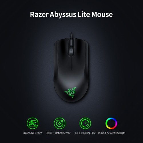 Keyboard Mouse Combo Razer Cynosa Lite Keyboard + Razer Abyssus Lite Mouse Combo 104 Keys Keyboard Ergonomic Keyboard Mouse Set