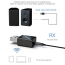 KN320 3.5mm Wireless Audio Transmitter Receiver USB BT 5.0 Adapter TV Speaker Earphone Mini Car Music 2 In 1 BT Transmit