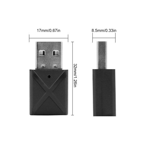 KN320 3.5mm Wireless Audio Transmitter Receiver USB BT 5.0 Adapter TV Speaker Earphone Mini Car Music 2 In 1 BT Transmit