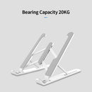 Laptop Tablet Stand 7-level Height Adjustable Folding Portable Office Holder Cooling Bracket for 11-17 Inch Laptop Black