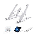 Laptop Tablet Stand 7-level Height Adjustable Folding Portable Office Holder Cooling Bracket for 11-17 Inch Laptop Black