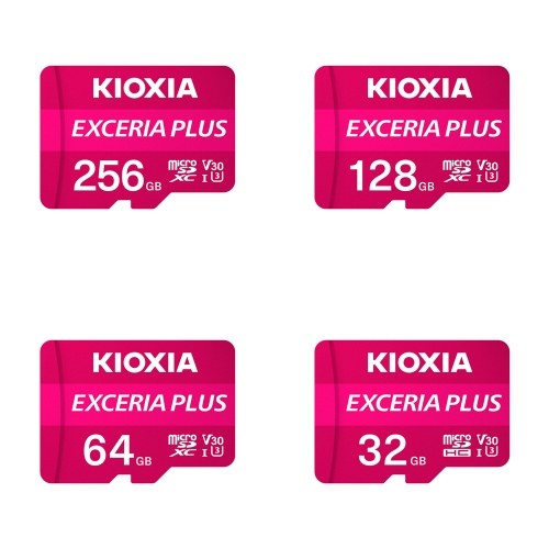 بطاقة ذاكرة KIOXIA 128GB TF(Micro SD) تدعم 4K HD Video U3 بطاقة ذاكرة مقاومة للماء عالية السرعة للهاتف/الكمبيوتر اللوحي/الكاميرا/الكمبيوتر المحمول