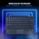 Wireless BT 3.0 Keyboard 59 Keys Ultra-slim Mini BT Keyboard with Touch Pad Support Android Windows iOS System for Laptop Phone Tablet Black