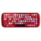 Mofii LUSC Wireless BT Keyboard 84 Key Mechanical Retro Mixed Color Girls Keyboard for Phone/ PC/Laptop/Tablet Red with OUTEMU Blue Switch