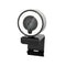 1080P HD Webcam with Ring Fill Light Autofocus Built in Microphone Webcam for Video/Live Streaming/Videoconferencing Smooth Type