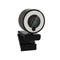 1080P HD Webcam with Ring Fill Light Autofocus Built in Microphone Webcam for Video/Live Streaming/Videoconferencing Smooth Type