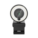 1080P HD Webcam with Ring Fill Light Autofocus Built in Microphone Webcam for Video/Live Streaming/Videoconferencing Smooth Type