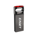 EAGET U81 محرك فلاش USB 128 جيجابايت معدن U القرص USB3.0 المحمولة عالية السرعة محرك فلاش سعة كبيرة لأجهزة الكمبيوتر المحمول