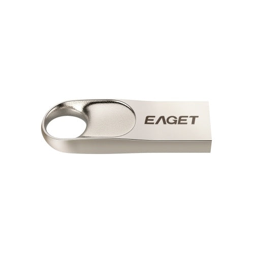 EAGET U2 USB Flash Drive 16GB Metal U Disk USB2.0 Portable High Speed Waterproof Shockproof U Disk Large Capacity for PC Laptop