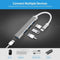 4-in-1 Multifunctional Type-C Hub Type-C to USB3.0 USB2.0 Hub USB3.1 Adapter Converter Aluminum Alloy Hub for PC Laptop Grey