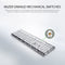 Razer Pro Type Mechanical Keyboard Bluetooth+2.4GHz Dual-mode Wireless Keyboard with Razer Orange Mechanical Switches Silver