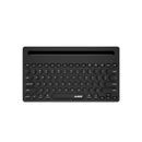 Ajazz 320i Wireless Keyboard 2.4GHz Wireless BT Dual-mode Keyboard Ergonomic Keyboard 79 Keys Keyboard with Bracket Black