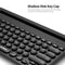 Ajazz 320i Wireless Keyboard 2.4GHz Wireless BT Dual-mode Keyboard Ergonomic Keyboard 79 Keys Keyboard with Bracket Black