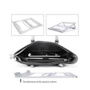 Aluminum Alloy Laptop Stand Desktop Folding Portable Silicone Non-slip Ergonomic Laptop Holder Cooling Bracket Silver